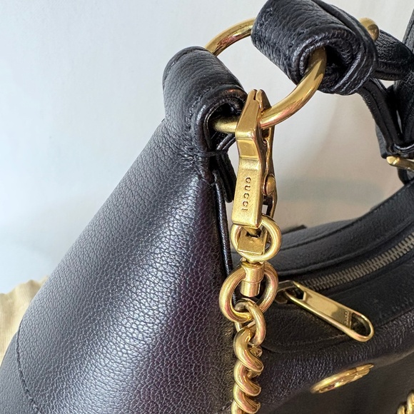 GUCCI small Aphrodite shoulder bag black leather - Picture 3 of 15